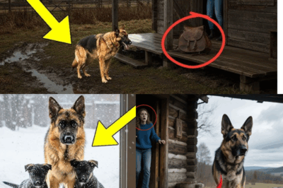 Woman Feeds a K9 German Shepherd — The Next Day, He Shows Up at Her Door with an Emotional Surprise