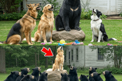 This Bear Was Raised by Three Dogs and Thinks He’s a Dog. What Happens Next Is Unbelievable