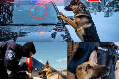 German Shepherd Stopped a Police Car on a Snowy Road — What Happened Next Left the Officer in Shock