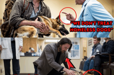 Vet Refused to Treat Keanu Reeves’s Dog, Instantly Regrets It When the Truth Is Revealed!