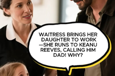 A Waitress Brings Her Daughter to Work, and She Runs to Hug Keanu Reeves at Table, Calling Him Dad
