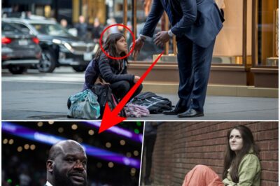 Big Shaq encounters a mysterious girl outside a fancy restaurant – What she reveals leaves him stunned!