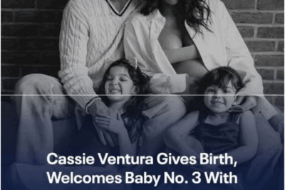 Cassie Ventura and husband Alex Fine welcomed their third baby together, two weeks after she testified against Sean “Diddy” Combs in his ongoing trial.
