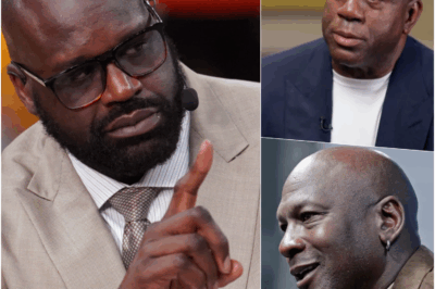 Shaquille O’neal shocks television by criticizing and destroying Magic Johnson live on air after controversial meeting with Michael Jordan