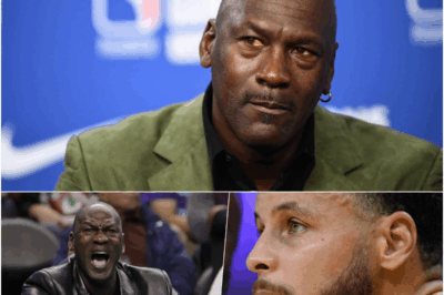 🔥 LATEST NEWS: The NBA world is in turmoil again as Michael Jordan speaks out about wanting to punish Stephen Curry after the player insulted him after a recent game ended.
