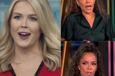 Karoline Leavitt laughs gleefully as THE VIEW descends into chaos: Sunny Hostin defends her seat amid the show’s shocking lawsuit scandal — What happens next? This is the craziest comedy I’ve ever seen, and the audience thinks so too…