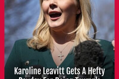KAROLINE LEAVITT GETS A HEFTY PAYDAY FOR BEING TRUMP’S PRESS SECRETARY