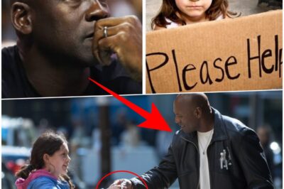 Homeless Girl Begs Michael Jordan for Help – What Happens Next Will Make You Cry!!
