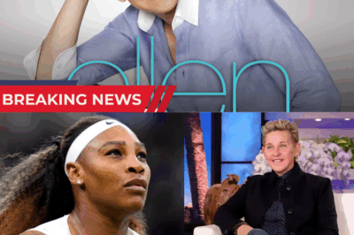 SHOCKING! Ellen DeGeneres Shamelessly Mocks Tennis Legend Serena Williams Live On Air — Calls Her a “Lost Cause” and Denies All Her Contributions!