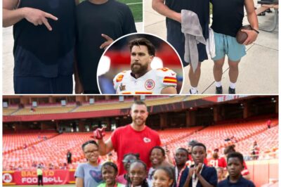 Travis Kelce secretly funded $300,000 to repair a small-town high school gym where his childhood coach still trains kids