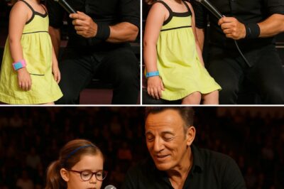 “She’s Only 4? That’s Rock ’N’ Roll Royalty Right There!” — Bruce Springsteen Crowns His Youngest Fan In The Most Adorable On-Stage Moment Ever In The Middle Of A High-Energy Show, Bruce Springsteen Spotted A Little Girl Near The Stage — And What Happened Next Melted Millions Of Hearts.