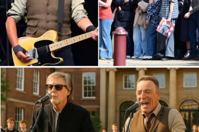 Liverpool Stood Still As Paul McCartney And Bruce Springsteen Transformed A Schoolyard Into A Sacred Stage — A Once-In-A-Lifetime Duet That Shook Souls And Stirred Tears In Broad Daylight!