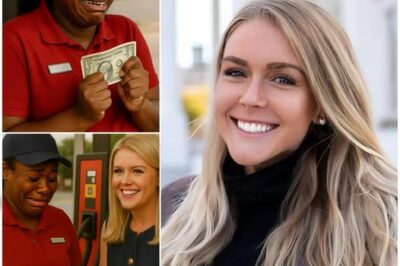 SHOCKING: Karoline Leavitt Quietly Gifts a Large Sum of Money and a “Special Present” to Pregnant Black Woman at Gas Station — No Cameras, Just Tears and Humanity!
