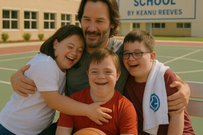 Keanu Reeves spent half of his fortune to build a free sports school for children with Down syndrome. He has adopted 3 children in special circumstances