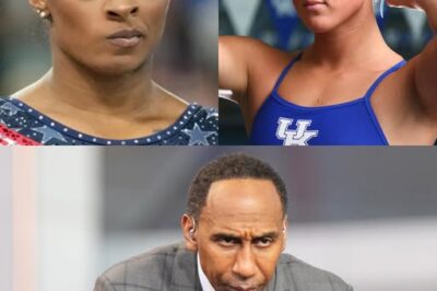 “Shocking Twist: Stephen A. Smith Supports Riley Gaines Amid Simone Biles Controversy”