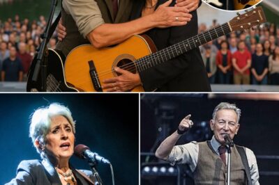 “A Rebel Queen Stands with The Boss”: Joan Baez and Bruce Springsteen Ignite Hope at Lincoln Memorial