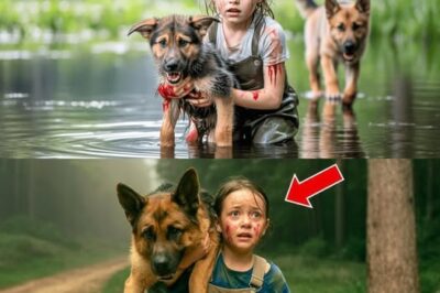 A Little Girl Pulled A Dog Out Of The Swamp, But What Appeared Behind Her… Shocked Everyone!