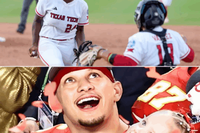 Patrick Mahomes explodes with joy after Texas Tech’s shocking win over Oklahoma