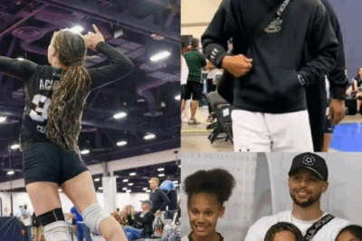 Steph Curry and his wife Ayesha stole the spotlight in the most heartwarming way—cheering like proud parents from the sidelines as their daughter Riley battled it out at her volleyball tournament.