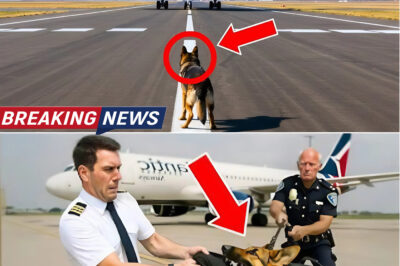 🔥POLICE DOG REFUSES TO LET PLANE TAKE OFF – What They Discovered Made the Pilot Tremble!