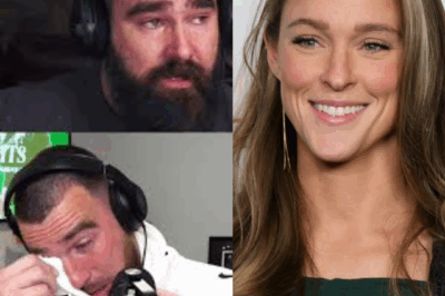 BREAKING: Travis Kelce Breaks Down in Tears on New Podcast After Receiving Sad News that Jason’s Wife, Kylie Kelce has been diagnosed with Cancer of the…