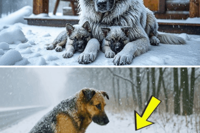 The Dog Stood Still for Hours in the Snow – What They Found in the Box Left Everyone Speechless
