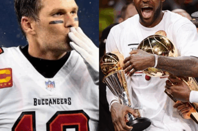 TOM BRADY: endorses LeBron James claim to the throne, believes he is the GOAT of the NBA.