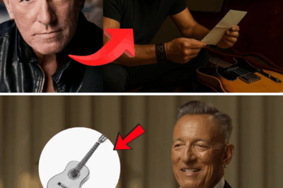 Bruce Springsteen Finds a Fan Letter Hidden in His Guitar Case — It Changes Everything!