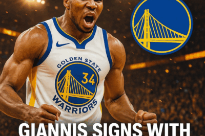 BREAKING: Giannis Antetokounmpo Signs with Golden State Warriors, Sending NBA Into Unprecedented Turmoil