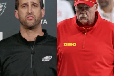 Coach Andy Reid accuses and presents evidence that Nick Sirianni paid $550,000 to a group of referees to gain an advantage in a game against the Kansas City Chiefs, angering Philadelphia Eagles fans…
