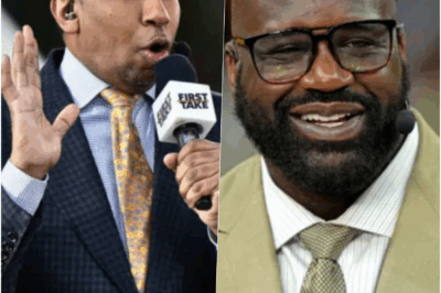 🔥MEDIA SHOWDOWN: Stephen A. Smith Tries to HUMILIATE Shaquille O’neal—But SHAQ ICE-COLD Response STUNS Everyone on Live TV! 😮🚀