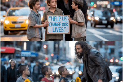The Actions of These Homeless Triplets Changed the Life of Jason Momoa in Danger…