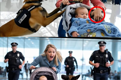 Airport Chaos Erupts as Police Dog Finds Drugged Child Hidden in Stroller—The Scandal That Shook America