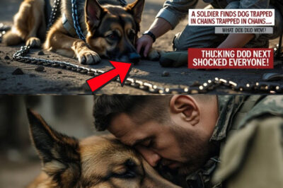 A Soldier Found an Injured German Shepherd Trapped in Chains – What He Did Next Shocked Everyone