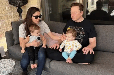 Elon Musk pictured for the first time with the co-worker mother of his secret twins