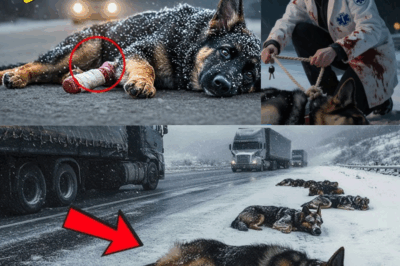 Paramedic Finds Abandoned German Shepherd in Blizzard – What She Did Next Shocked Everyone