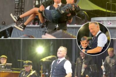 Bruce Springsteen Melts Hearts: Rainy Bergen Concert Turns Magical as Young Fan Joins The Boss On Stage!