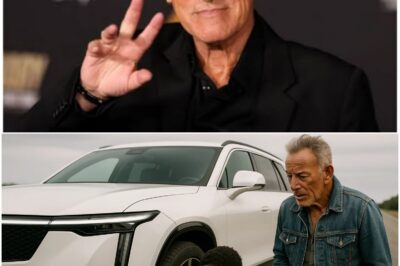 Young Boy Helps Bruce Springsteen with Flat Tire—Stunned When Mysterious Black SUV Arrives at His Home the Next Day!
