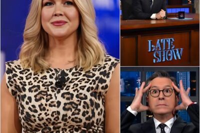 THE MIC-DROP THAT SHOOK LATE-NIGHT TO ITS CORE: Karoline Leavitt’s Fiery Showdown with Stephen Colbert Drops a Bitter Truth—And What Happened Next Exposed Late-Night’s Soft Spot