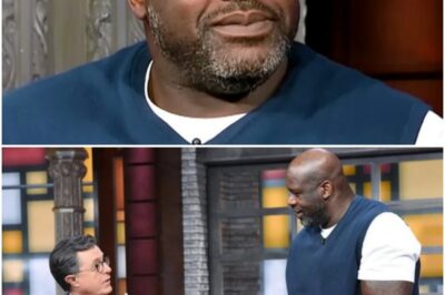 Stephen Colbert Takes a Jab at Shaquille O’Neal LIVE—Shaq’s Epic Comeback Stuns the Crowd!