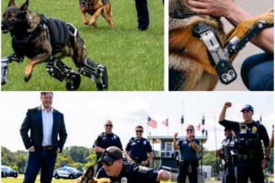 Elon Musk quietly delivers a LIFE-SAVING breakthrough for injured police dogs—what started as a secret donation turns into a global movement that has officers and K9s in TEARS of gratitude