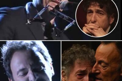 No Lights, No Glam, Just Bruce Springsteen Standing Still with a Guitar Singing the Raw Truth of “The Times They Are A-Changin’” as the Crowd Wept