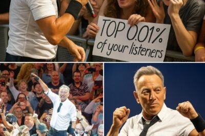 At an age when most icons slip quietly into legend, Bruce Springsteen did the unthinkable — he exploded onto the Manchester stage like a man possessed.