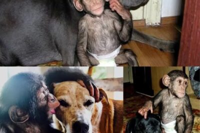 Dog Adopts 3 Orphaned Baby Chimps—But When They Grow Up, Something Heartbreaking Happens