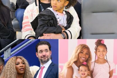 Serena Williams’ husband Alexis Ohanian & daughters Olympia and Adira hype up women’s sports in adorable London getaway