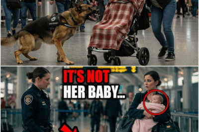 The Airport Froze When a Police Dog Attacked a Baby Stroller — The Reason Is Unbelievable!