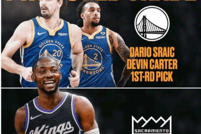 The Sacramento Kings are willing to part ways with Devin Carter, Dario Saric and a protected first-round pick for Jonathan kuminga, Brett Siegel says