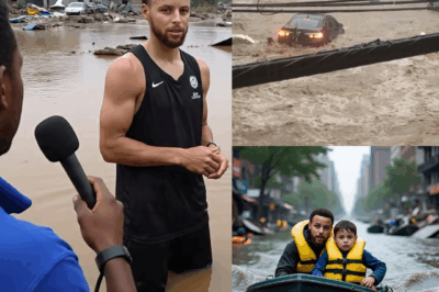 The storm triggered flash flood warnings across the New York metropolitan area on Monday evening, shortly after news broke that Stephen Curry had personally flown there to help residents escape the flooded area. A great gesture that says it all.