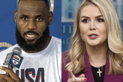 LeBron James called her “KKK Barbie”… but Karoline Leavitt didn’t scream. She answered—with just 17 calm, cutting words that turned the spotlight back on him. The internet froze.