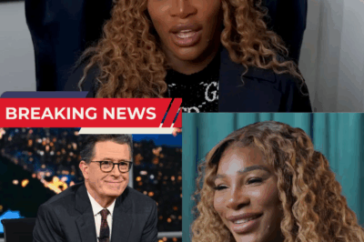 Serena Williams Stuns Stephen Colbert and Audience with Emotional Revelation: “This Is My Deepest Secret Since Becoming a Mom”